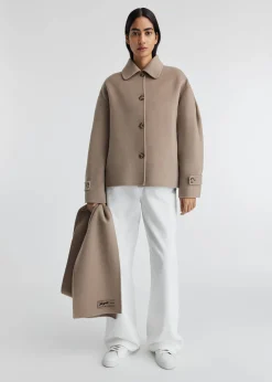 Dew Scarf Detailed Jacket