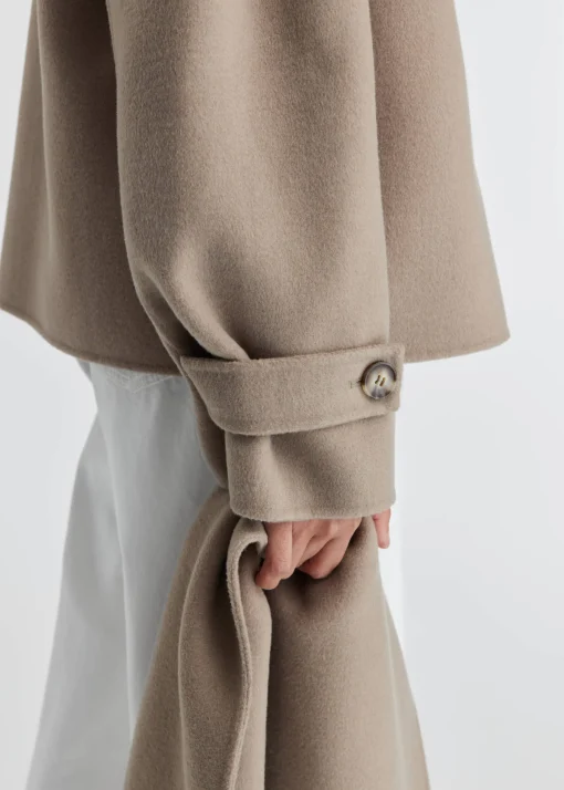 Dew Scarf Detailed Jacket